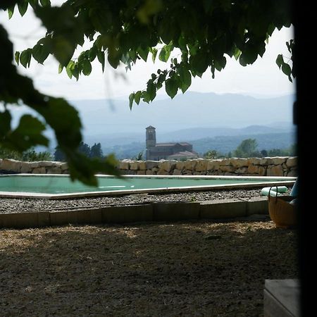 Les Agaves Piscine Panoramique Vue Exceptionnelle Bed & Breakfast Grospierres Exterior photo